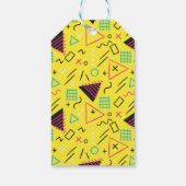 Geometrisch patroon 6 cadeaulabel (Achterkant)