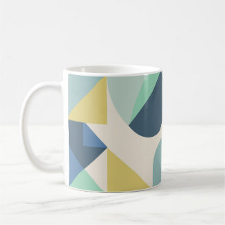 geometrisch patroon bahuaus-Mok Koffiemok
