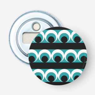 Geometrisch patroon button flesopener