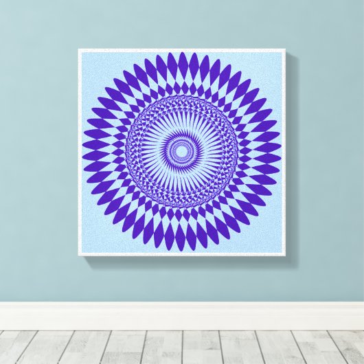 Geometrisch patroon canvas afdruk (Insitu (Houten vloer))