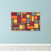 Geometrisch Patroon canvas afdrukken (Insitu (Houten vloer))