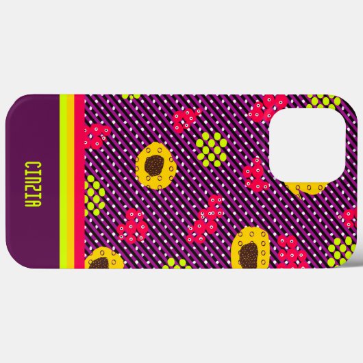 Geometrisch patroon Case-Mate iPhone case (Achterkant (horizontaal))