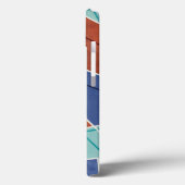 Geometrisch patroon Case-Mate iPhone case (Achterkant / Links)