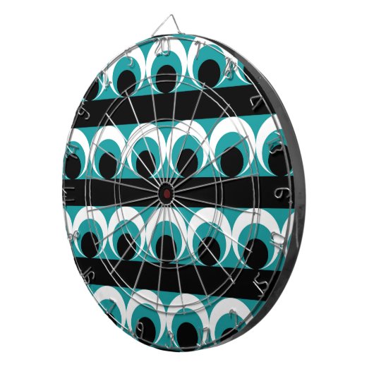 Geometrisch patroon dartbord (Voorkant Rechts)