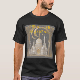 Geometrisch patroon Eid Al Fitr Tshirt voor Heren