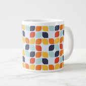  geometrisch patroon extra grote beker (Voorkant rechts)