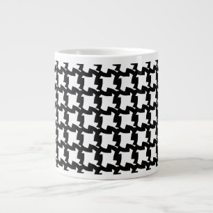 Geometrisch patroon extra grote beker