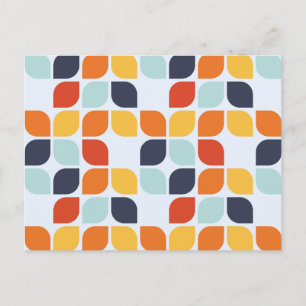 geometrisch patroon feestdagenkaart