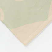 geometrisch patroon fleece deken (Hoek)
