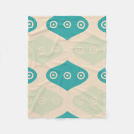  geometrisch patroon fleece deken