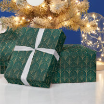 Geometrisch patroon | Gouden waaiermotief
