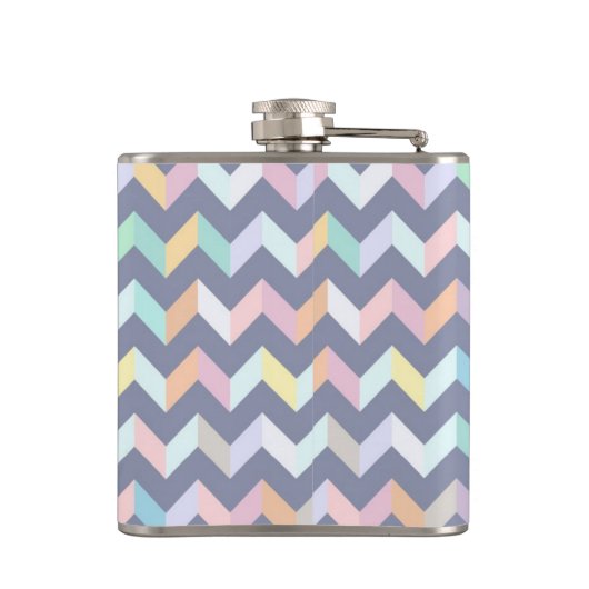 Geometrisch patroon heupfles (Achterkant)