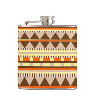 Geometrisch patroon heupfles