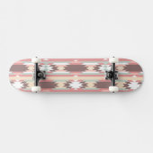 Geometrisch patroon in aztec-stijl 2 skateboard (Horizontaal)