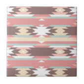 Geometrisch patroon in aztec-stijl 2 tegeltje (Voorkant)