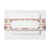 Geometrisch patroon in aztec-stijl 2 uitnodigingen wikkel (Voorkant Voorbeeld)