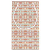 Geometrisch patroon in aztec-stijl 3 klein cadeauzakje (Achterkant)