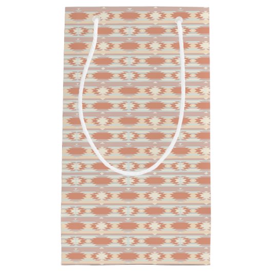 Geometrisch patroon in aztec-stijl 3 klein cadeauzakje (Voorkant)