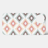 Geometrisch patroon in aztec-stijl Case-Mate iPhone case (Achterkant (horizontaal))