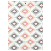 Geometrisch patroon in aztec-stijl klembord (Achterkant)