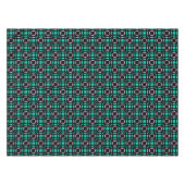 Geometrisch patroon in groene en geometrische kleu tafelkleed (Voorkant (Horizontaal))
