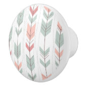 Geometrisch patroon in retrostijl keramische knop (Rechts)