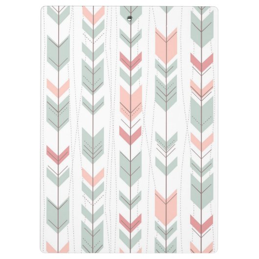 Geometrisch patroon in retrostijl klembord (Achterkant)