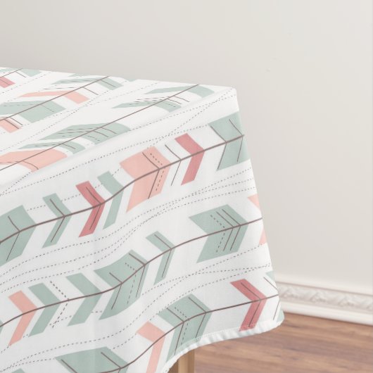 Geometrisch patroon in retrostijl tafelkleed (Voorbeeld)