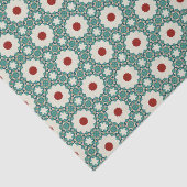 Geometrisch patroon Kerststerren 9 Tissuepapier (Detail)