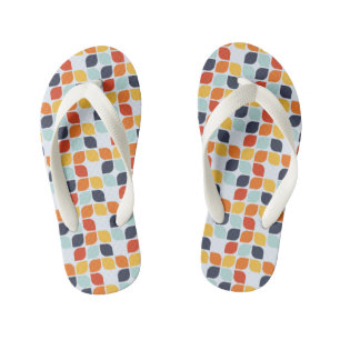 geometrisch patroon kinder teenslippers