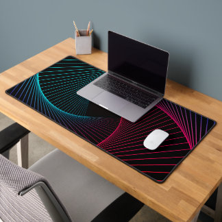 Geometrisch patroon kunst bureau mat