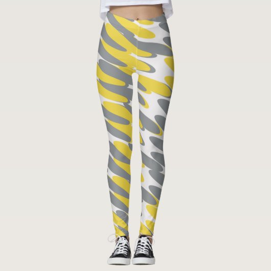 Geometrisch patroon leggings (Voorkant)