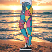 Geometrisch patroon leggings