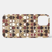 Geometrisch patroon met gekleurde elementen, abstr Case-Mate iPhone case (Achterkant (horizontaal))