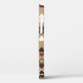 Geometrisch patroon met gekleurde elementen, abstr Case-Mate iPhone case (Achterkant / Links)