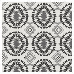 Geometrisch patroon met zwarte en witte stroom stof