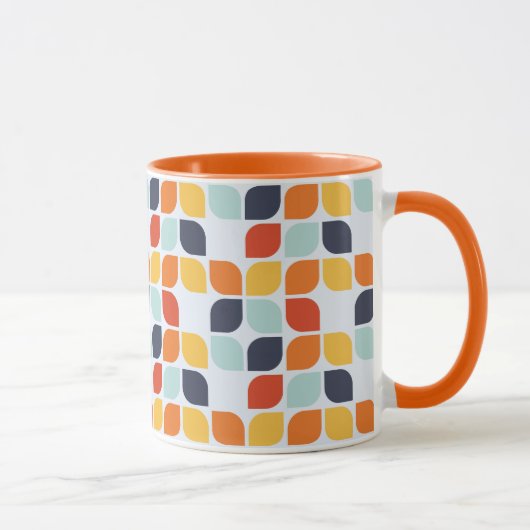  geometrisch patroon mok (Rechts)