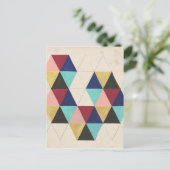 Geometrisch patroon Play III Briefkaart (Staand voorkant)