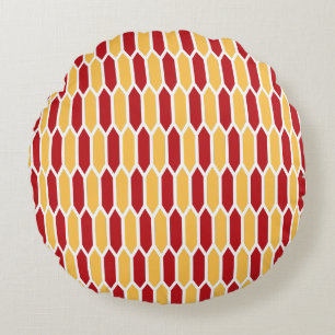 Geometrisch patroon rond kussen