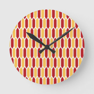 Geometrisch patroon ronde klok