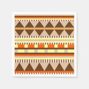 Geometrisch patroon servet