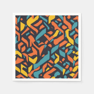 Geometrisch patroon servet