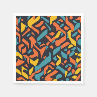 Geometrisch patroon servet