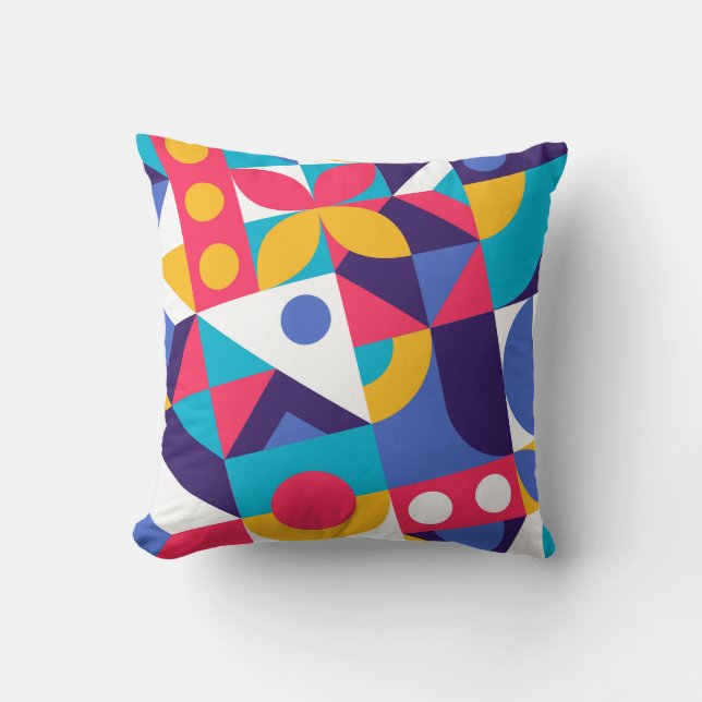 Geometrisch Patroon Sierkussen - Modern Home Decor (Voorkant)