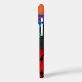 Geometrisch patroon trendy retro midden eeuw moder Case-Mate iPhone case (Achterkant / Links)