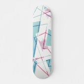 Geometrisch patroon uitwassen skateboard (Voorkant)