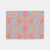 Geometrisch patroon van 50s fleece deken (Voorkant (Horizontaal))
