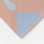 Geometrisch patroon van 50s fleece deken (Hoek)