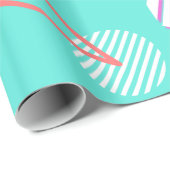 geometrisch patroon van 90 s cadeaupapier (Rol Hoek)