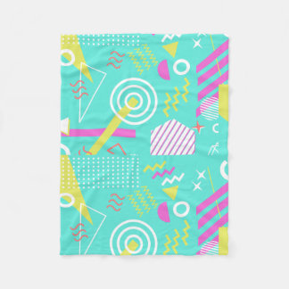 geometrisch patroon van 90 s fleece deken
